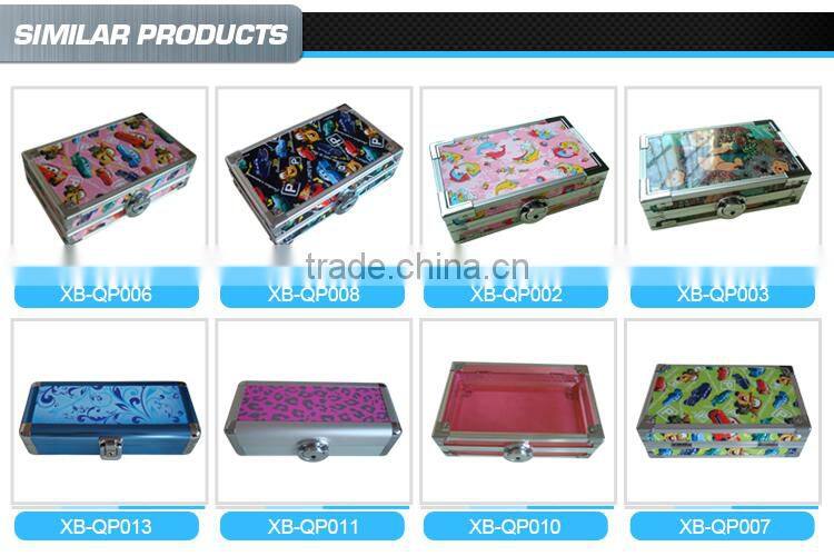Pencil case magnet,hard case pencil case with PVC panel,branded pencil case