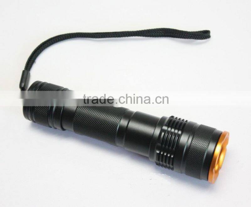 portable rechargeable 9w led flashlight outdoor flashlight