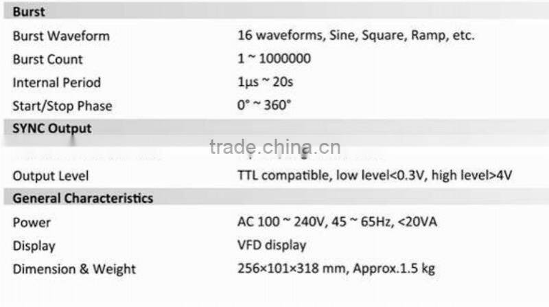 Function Generators TFG1905B