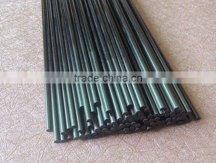 China supply top quality high strength flexible carbon fiber rod for sale with low price