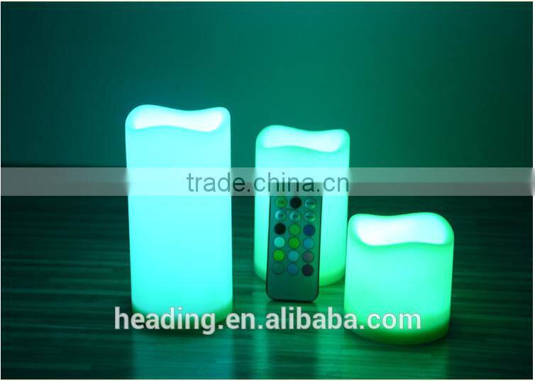 18 keys controller remote control electronic LED candles for party and wedding