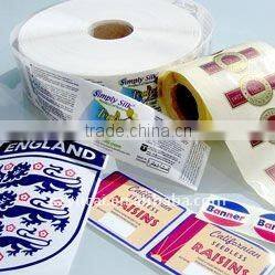 customized waterproof and colorful roll label