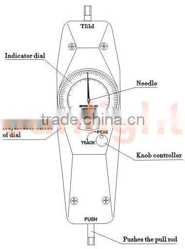 Analog Force Gauge Push and Pull 30N/3KG NK-30
