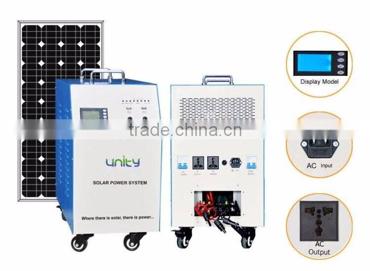 Factory Home Solar System Supplier 150W Portable Panel Solar Kit