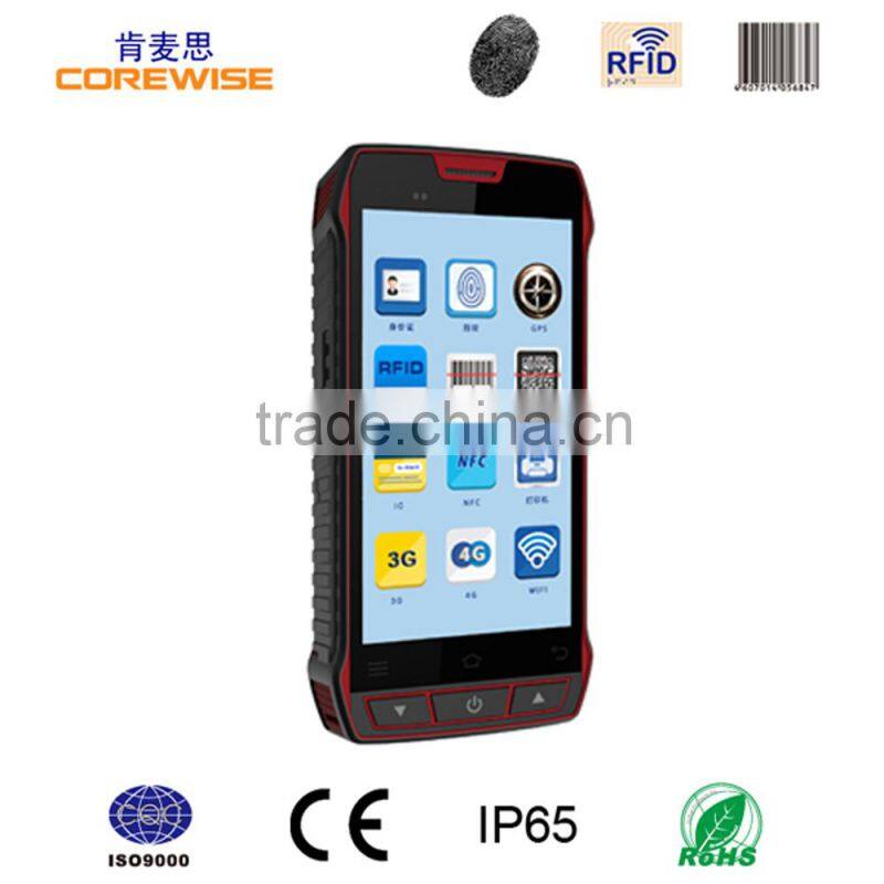 Long range portable ip 65 waterproof smart card nfc reader with barcode scanner