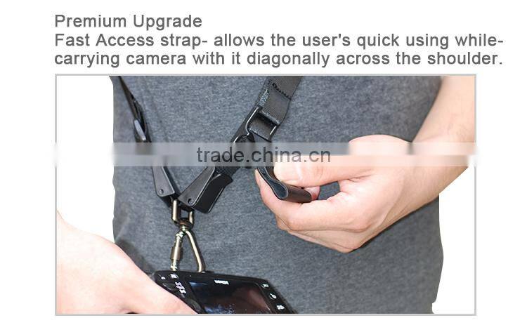 Safe & Fast Quick Rapid Camouflage Camera Single Sling Strap Camera Shoulder Strap