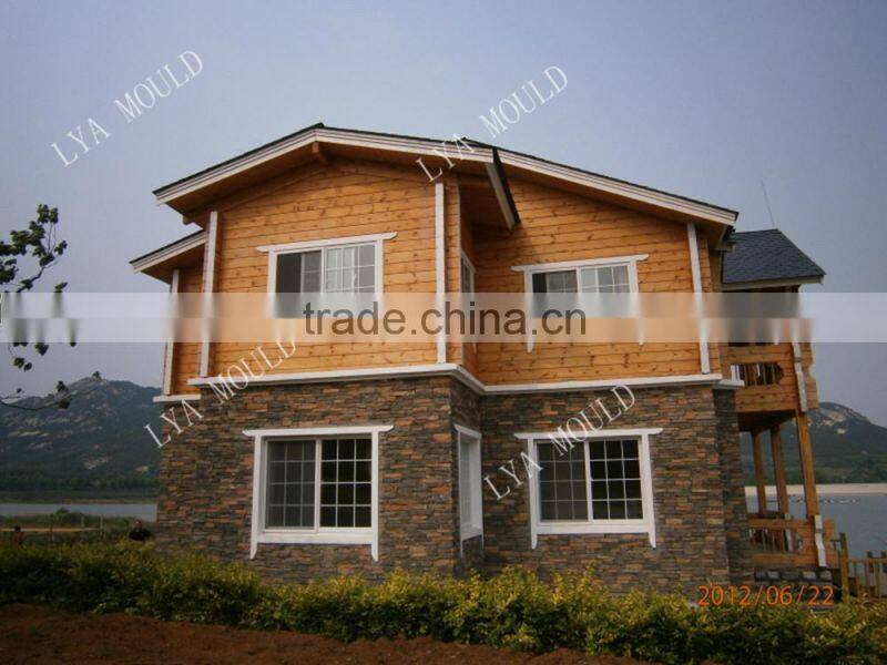 100% silicon raw material artificial stone molds for making wall artificial stone