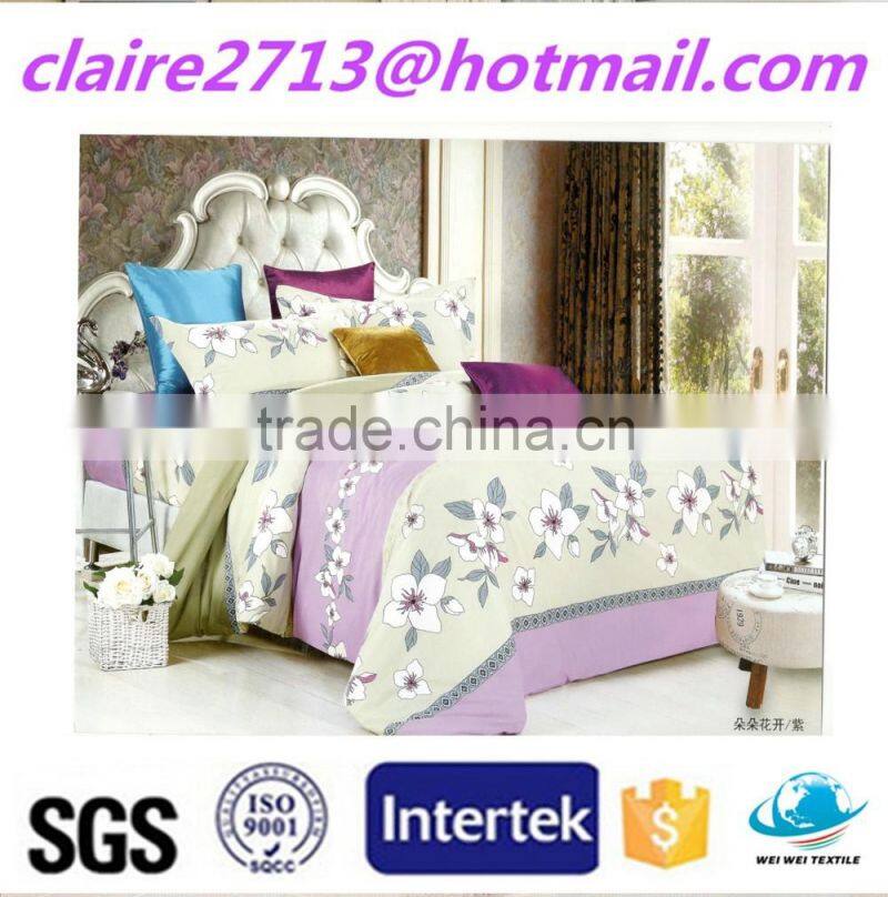 bright color china wholesale satin fabric cotton rayon luxury bedding sets