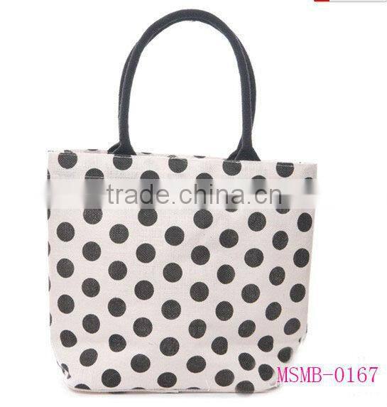 100% pure linen drawstring bag for shopping and gift