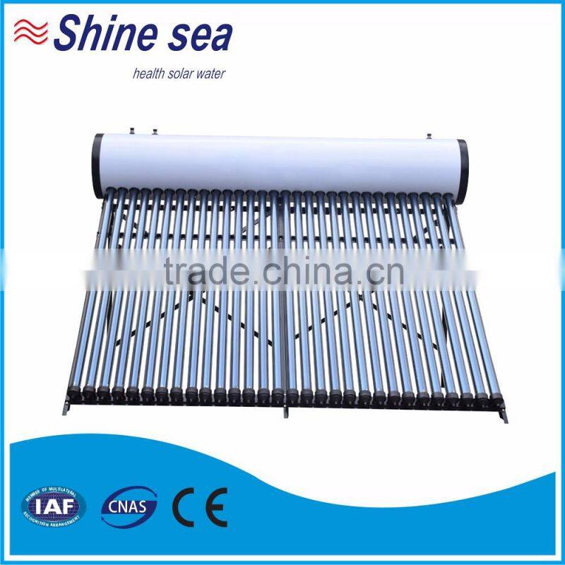 Quick operation copper wire heat pipe solar hot water systems