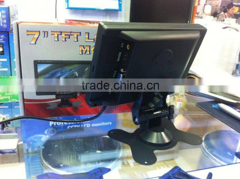 7 inch Car Monitor with HDMI VGA AV