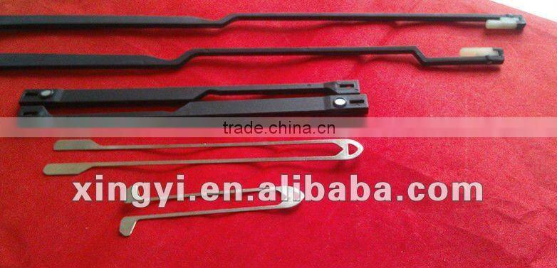 U type leading wires for leno heald