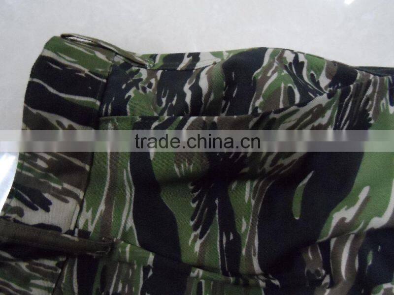 OEM 35% cotton 65%polyester twill afghan army dress grey camouflage jungle camouflage BDU clothing