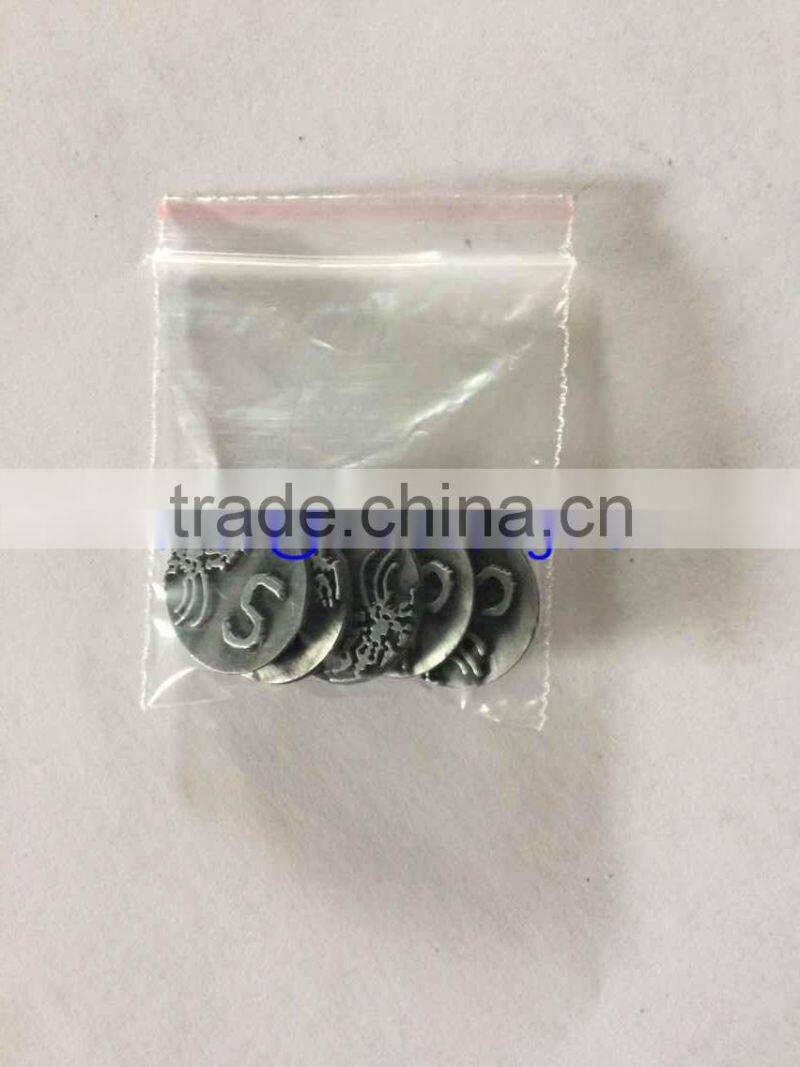 Brass Type and Feng Shui Style custom metal stamping coins