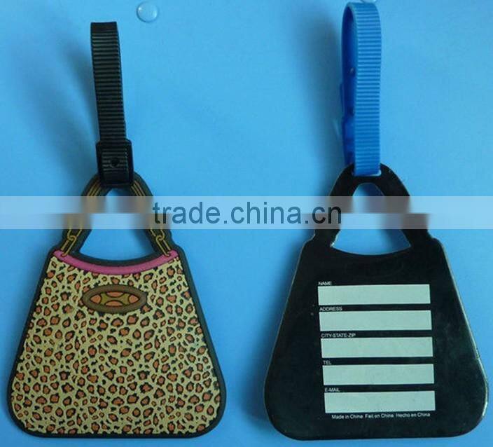 Hot Sale Soft Pvc Luggage Tag