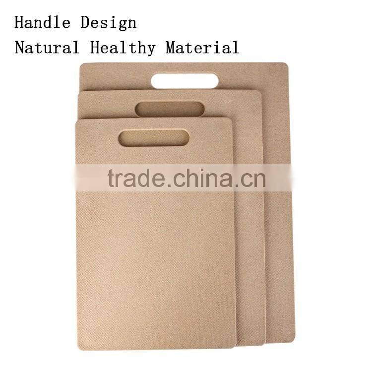DK7601 Kitchneware Eco-friendly Natural Rice Husk Fibre Chopping Block Cutting Boards