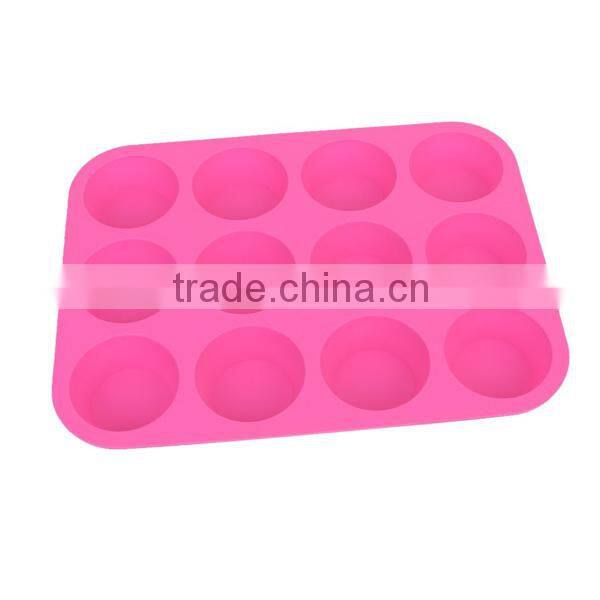BPA free 12 cup nonstick silicone muffin pan