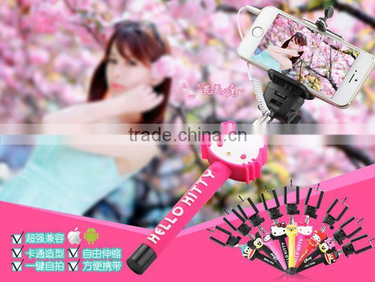 Selfie Stick With Bluetooth Shutter Button