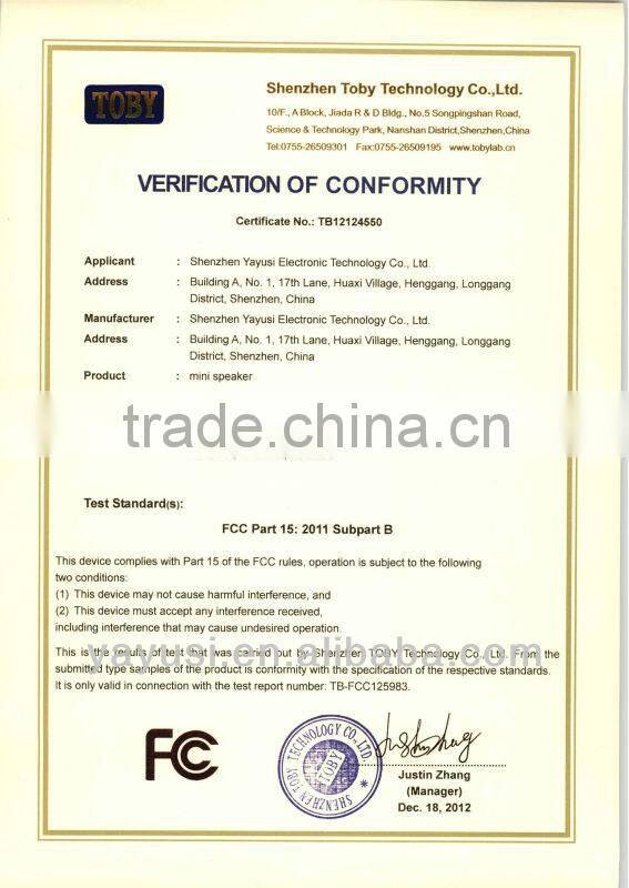 2013 new Mini Speaker ,USB 2.0 computer speaker