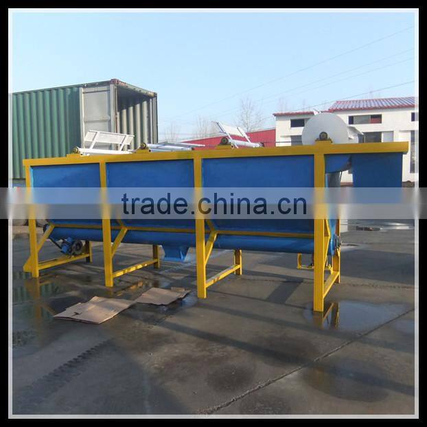 Floating rinsing tank with high quantity