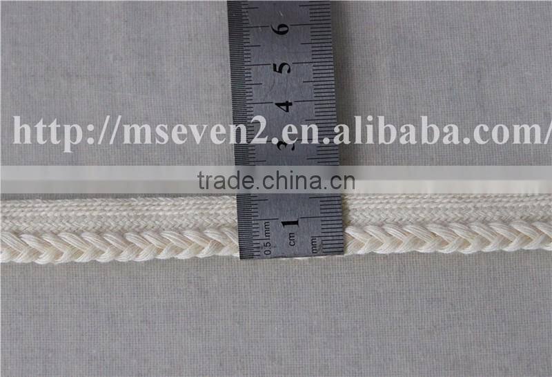 Braided ribbon piping tape, 100% cotton in 1.6cm
