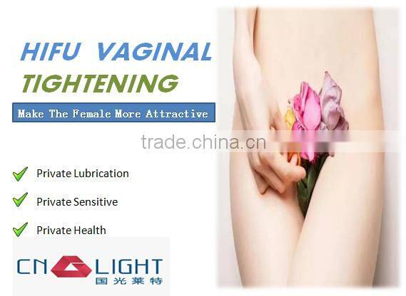 2016 hot selling ultrasonic Hifu vaginal tightening machine