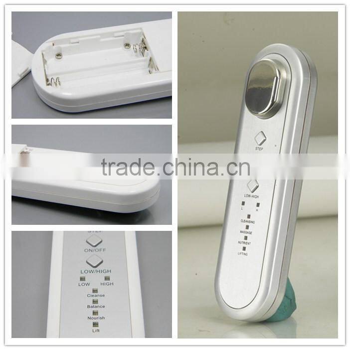 galvanic photon ultrasonic ion facial massage instrument