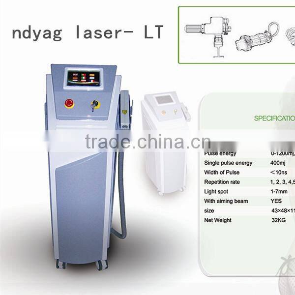 1064nm 532nm q switch nd yag laser tattoo removal