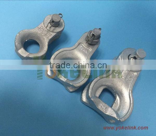 50 KN HDG carbon steel Thimble clevis for guy grip