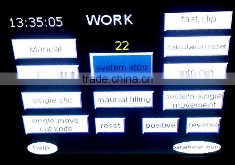 LSK3-A Aluminum Wire Double Clipper Machine For Seal Sausage