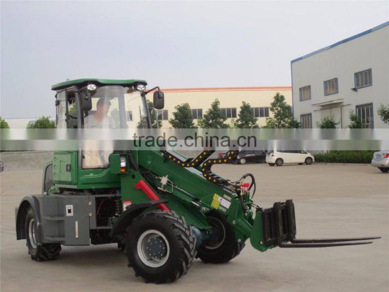 Everun brand CE approved 2TON telescopic arm boom wheel loader