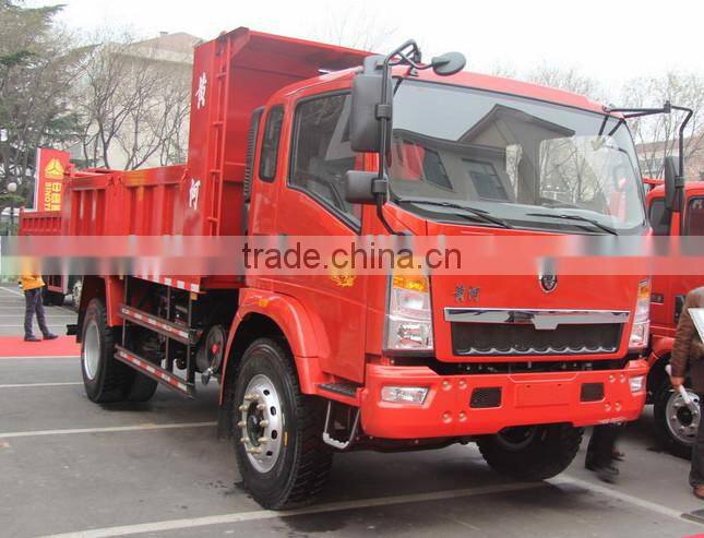 Marca china Sinotruk 115hp new condition self-discharging truck