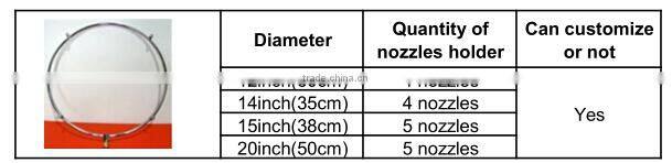 fog mist cooling ring