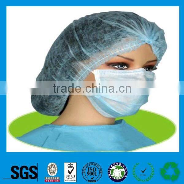2014 wholesale disposable nonwoven medical surgical snood cap