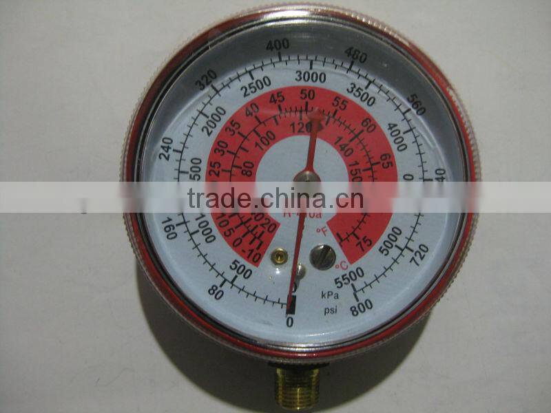 Refrigeration tool compound gauge / compound pressure gauge / pressure gauge manometer