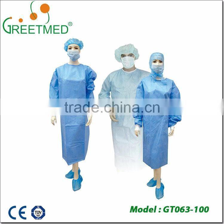 Wholesale pp pe sms smms spunlace medical sterile disposable surgical gown