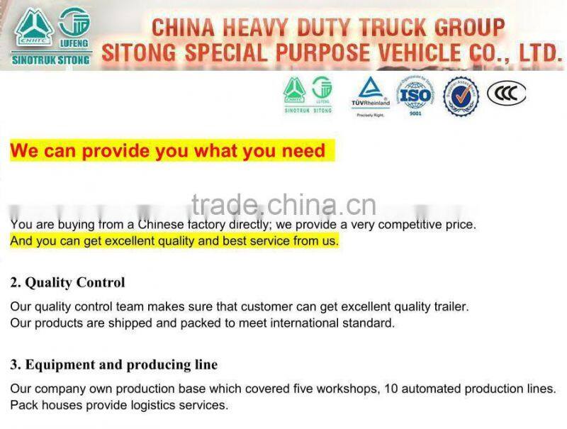 3 axle high quailty wood trailer , log trailer , tractor trailer for hot sale