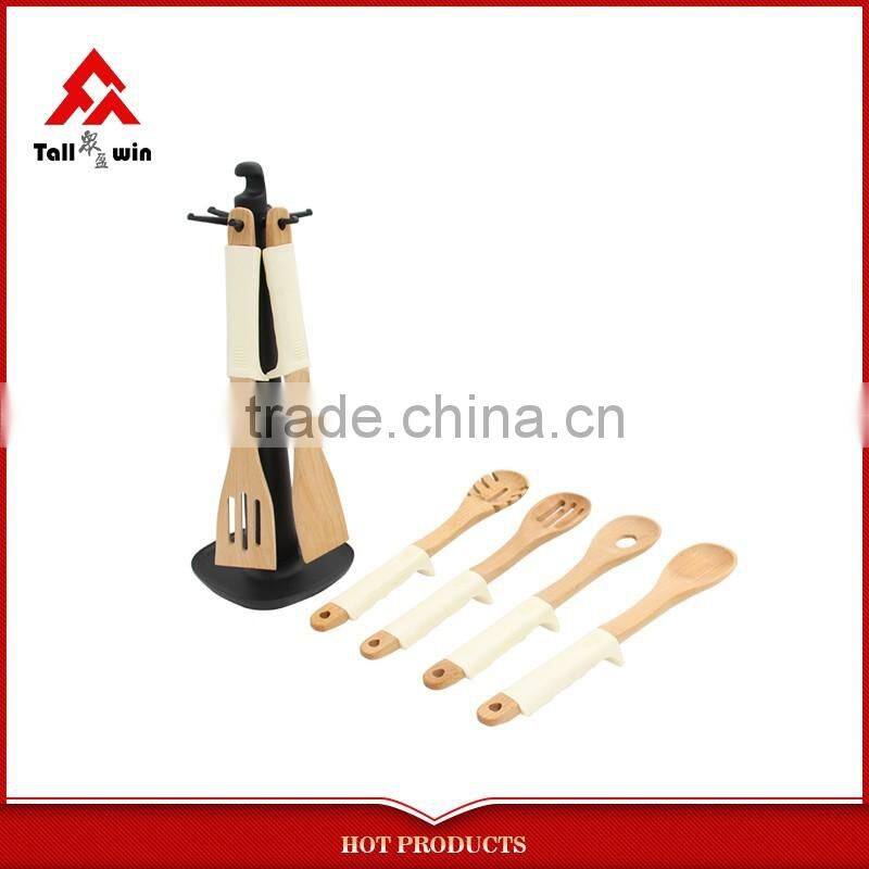 Bamboo cheese box/ Cutting Board with 4 pcs knives