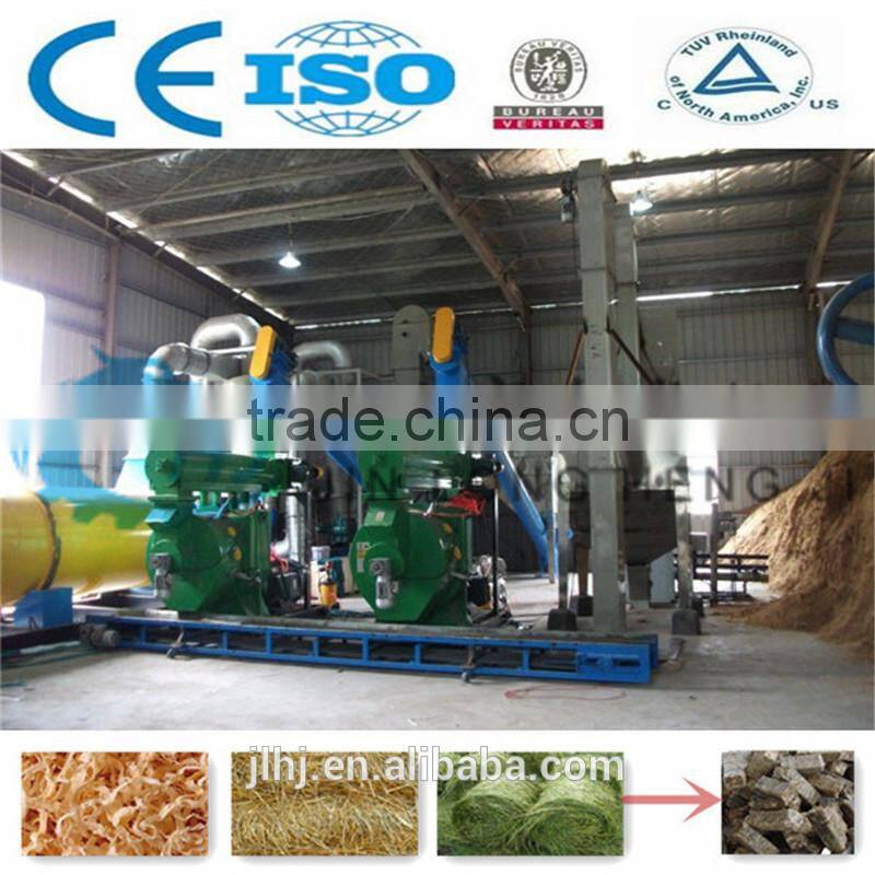 Straw Fuel Molding Machine ISO9001 / Machine for straw molding/Biomass Briquette Machine
