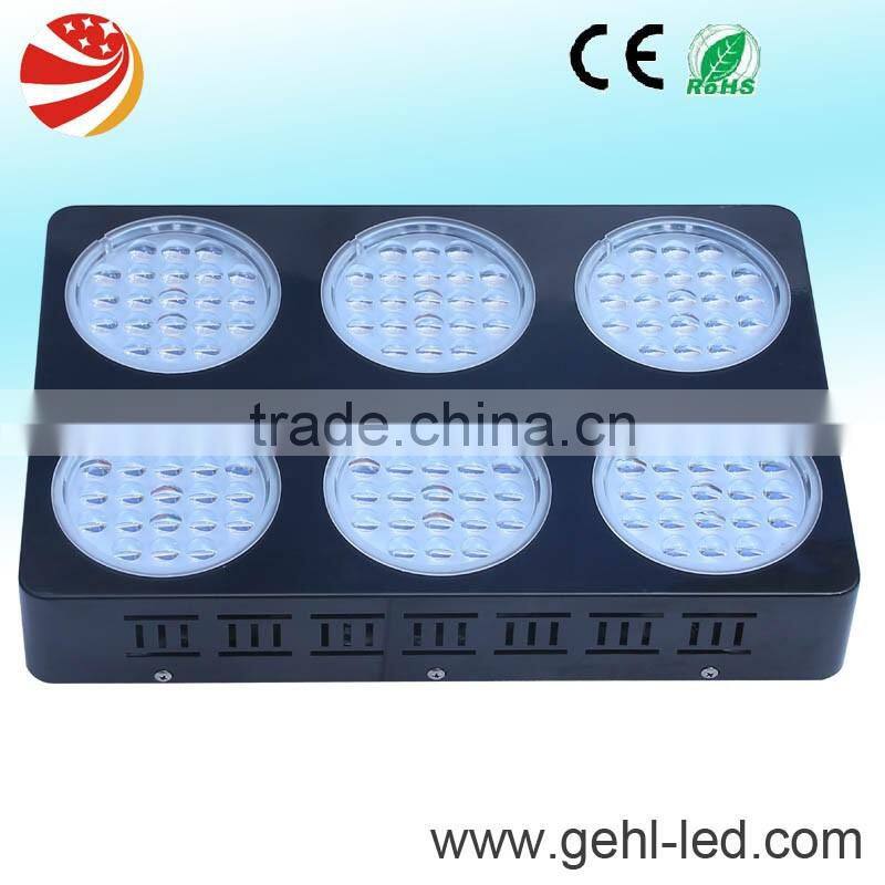 Double lens 90 degree optic petentrator induction light grow