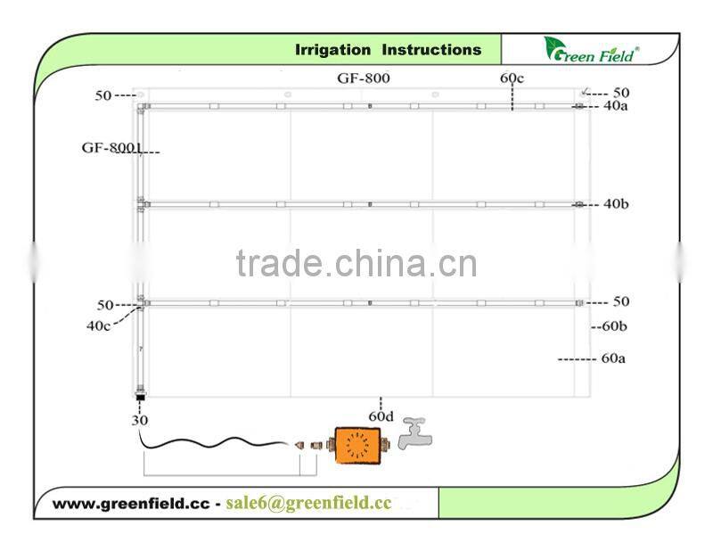 Vertical Garden Green Wall Irrigation System