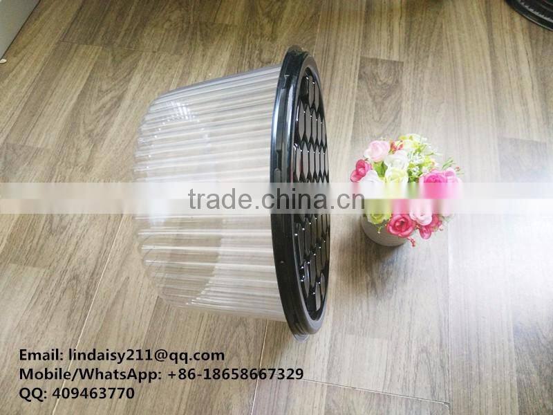 10" inch Accept Custom Order and BOPS Plastic Type plastic birthday cake box