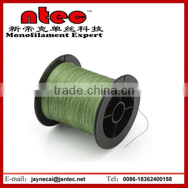 Multi-color 3/4/6/8 strands 0.12mm 1000m PE braided fishing line