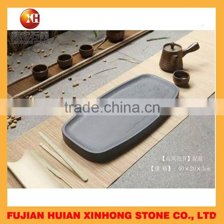 chinese natural granite tea tray