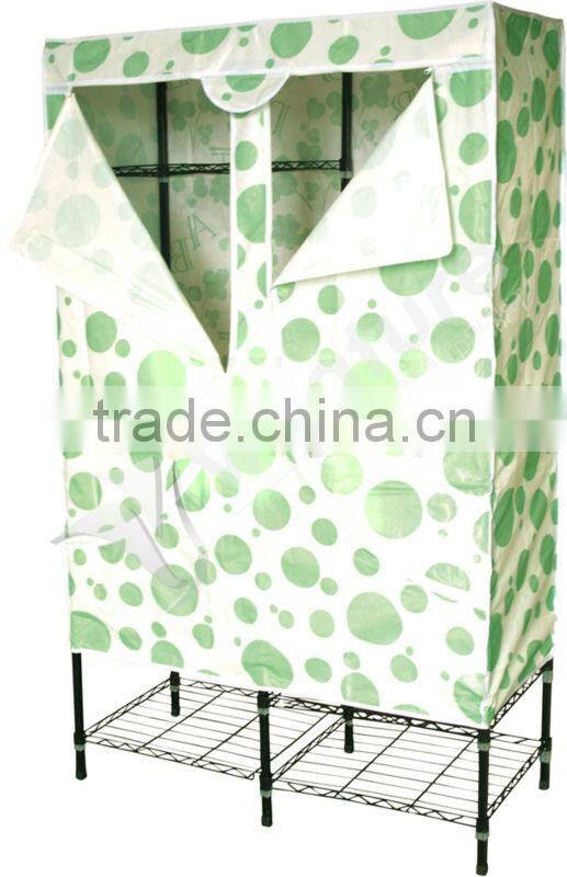 Metal Furniture Non-woven folding wardrobe