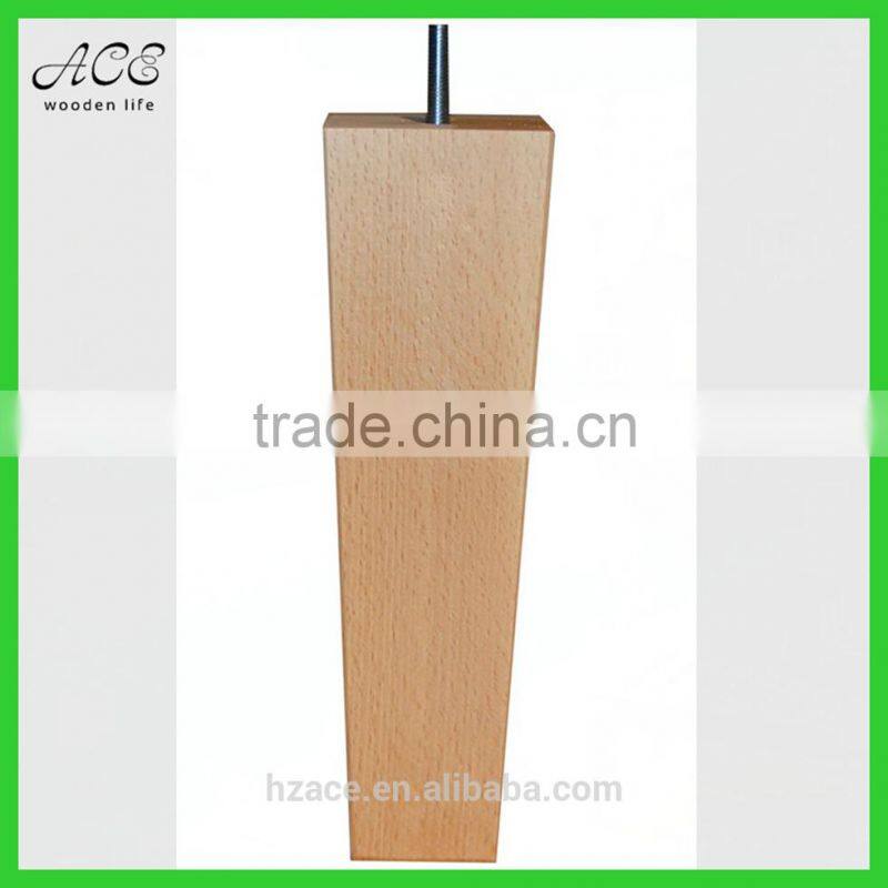 Wooden furniture leg