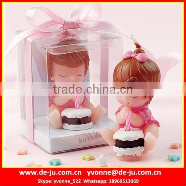 Beautiful Pray Boy With Birthday Cake Candle Decoration Kids