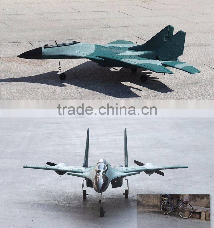 SU27/QJ15 Model Airplane, 2.4G Radio Control Toy Fighter, RC Stunt Flying Aircraft With LED Flashing Tape