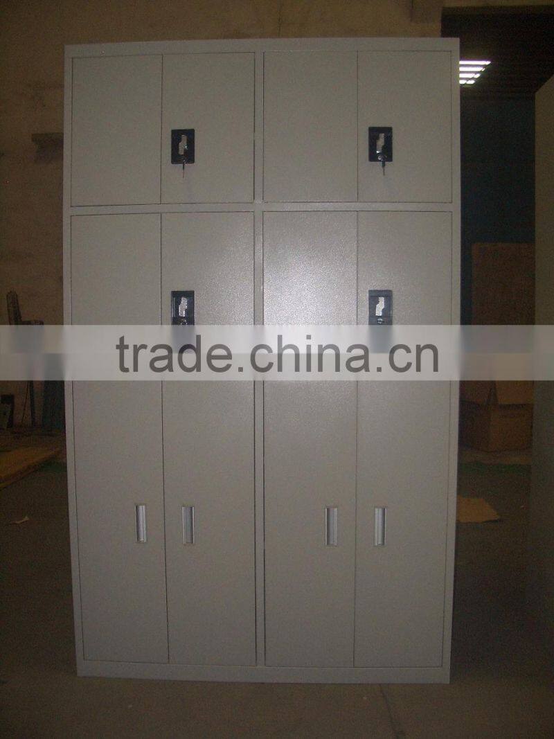 steel 3-section filing storage cabinet