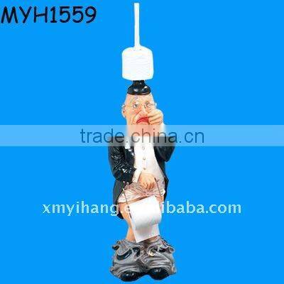 resin animal bathroom paper storage